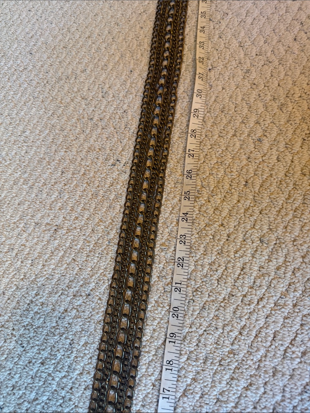 Vintage-Inspired Multistrand Filigree Chain Belt - Antique Gold - Picture 4 of 12